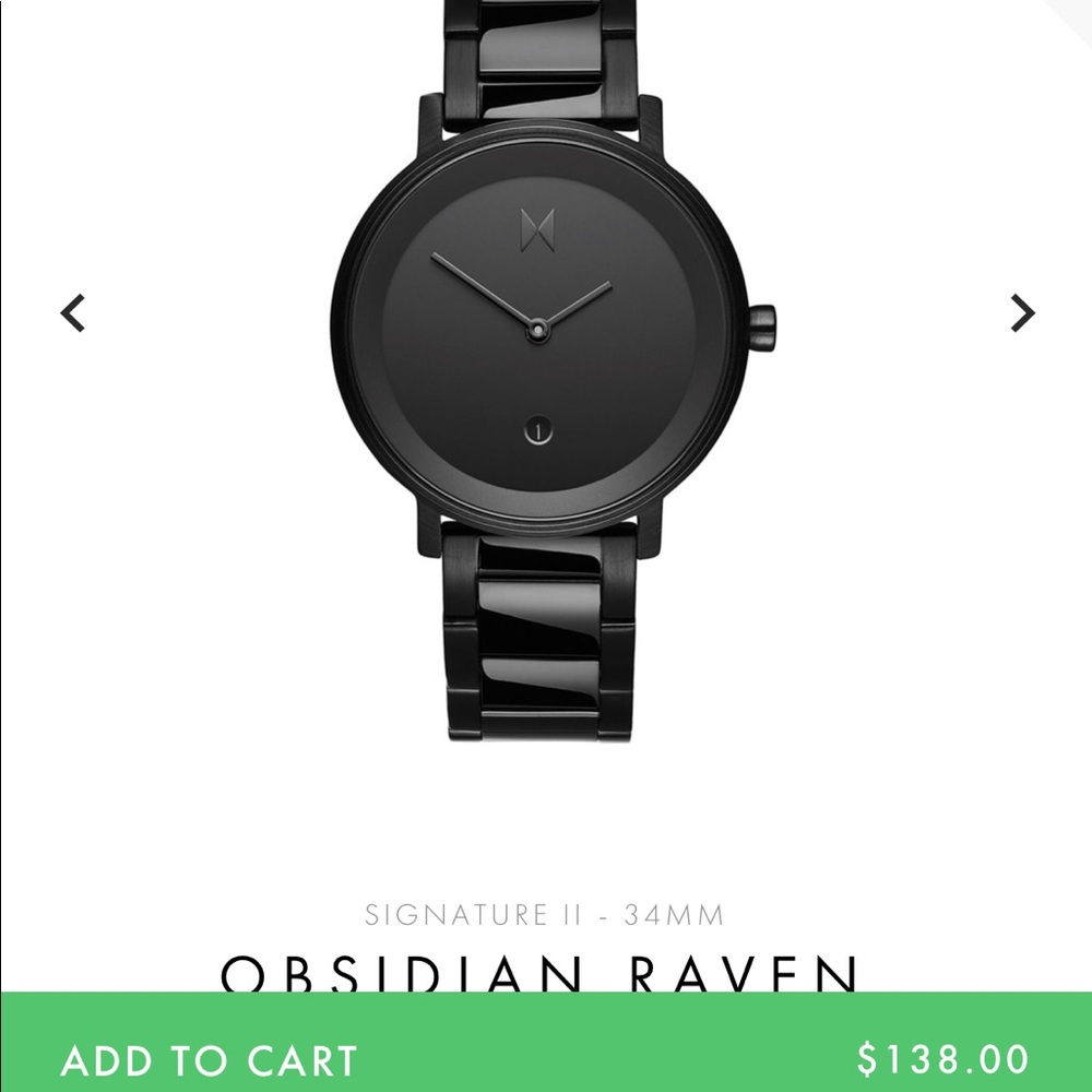 Black womans MVMT watch